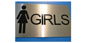 Girls Toilet Sign